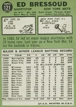 Back of Eddie Bressoud
