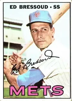 1967 Topps #121 - Eddie Bressoud - New York Mets 1967 Topps #121 - Eddie Bressoud - New York Mets