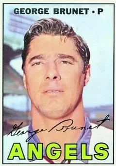 1967 Topps #122 - George Brunet - California Angels