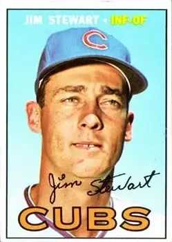 1967 Topps #124 Jim Stewart