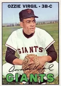 1967 Topps #132 - Ossie Virgil - San Francisco Giants