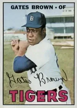 1967 Topps #134 Gates Brown