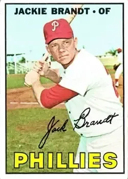 1967 Topps #142 Jackie Brandt