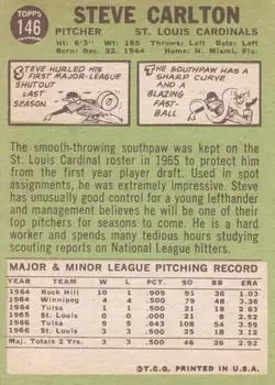Back of Steve Carlton