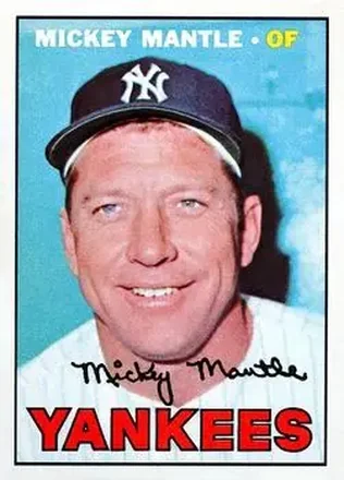 1967 Topps #150 Mickey Mantle