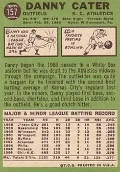 Back of Danny Cater