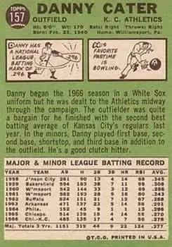 Back of Danny Cater