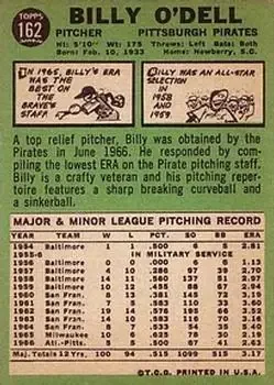 Back of Billy O'Dell