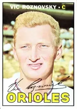 1967 Topps #163 Vic Roznovsky