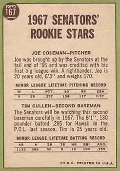 Back of Card #167