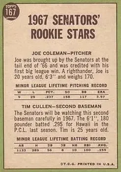 Back of Card #167