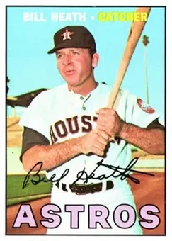 1967 Topps #172 - Bill Heath - Houston Astros 1967 Topps #172 - Bill Heath - Houston Astros