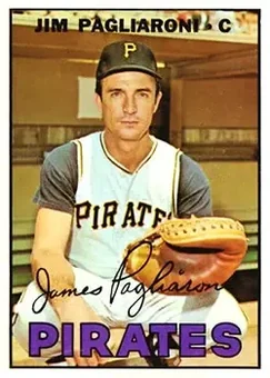 1967 Topps #183 - Jim Pagliaroni - Pittsburgh Pirates 1967 Topps #183 - Jim Pagliaroni - Pittsburgh Pirates