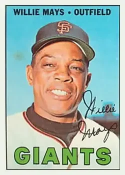 Front of Willie Mays