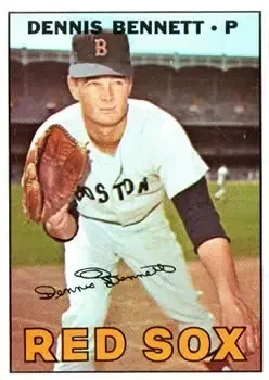 1967 Topps #206 Dennis Bennett
