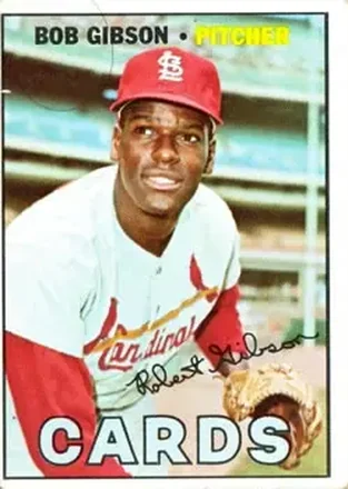 1967 Topps #210 Bob Gibson