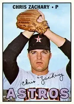 1967 Topps #212 Chris Zachary
