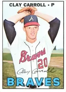 1967 Topps #219 Clay Carroll