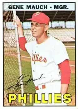 1967 Topps #248 Gene Mauch