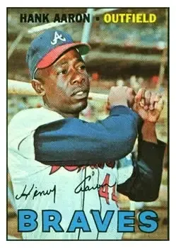 1967 Topps #250 Hank Aaron