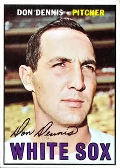1967 Topps #259 - Don Dennis - Chicago White Sox