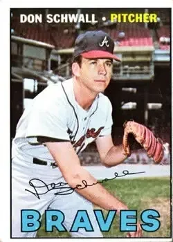 1967 Topps #267 Don Schwall