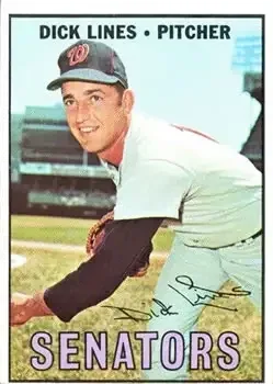 1967 Topps #273 Dick Lines