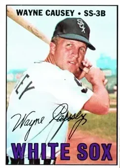 1967 Topps #286 - Wayne Causey - Chicago White Sox