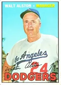 1967 Topps #294 Walter Alston