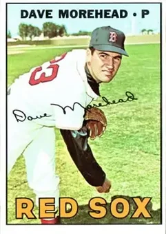 1967 Topps #297 - Dave Morehead - Boston Red Sox