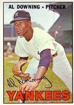 1967 Topps #308 Al Downing