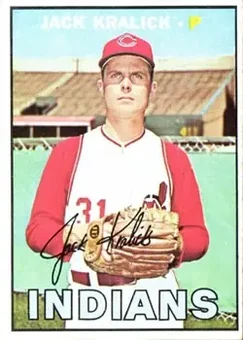 1967 Topps #316 - Jack Kralick - Cleveland Indians