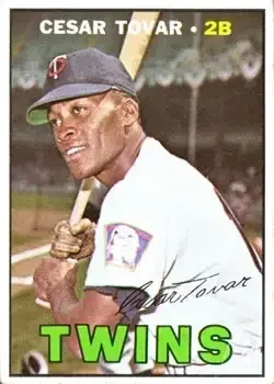 1967 Topps #317 Cesar Tovar