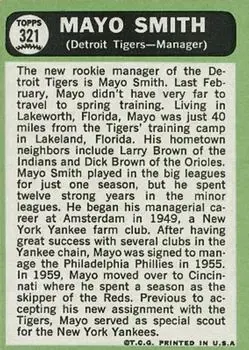 Back of Mayo Smith