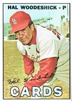 1967 Topps #324 Hal Woodeshick