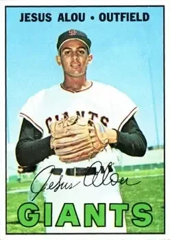 1967 Topps #332 Jesus Alou