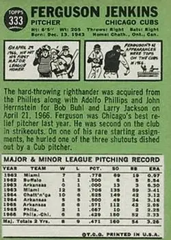 Back of Ferguson Jenkins
