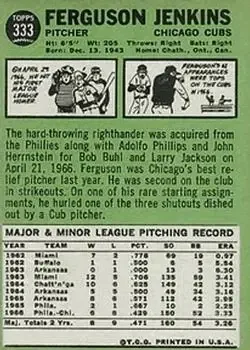 Back of Ferguson Jenkins