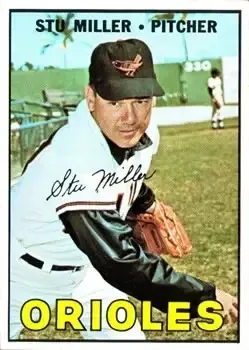 1967 Topps #345 Stu Miller
