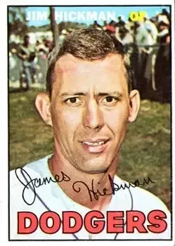 1967 Topps #346 Jim Hickman