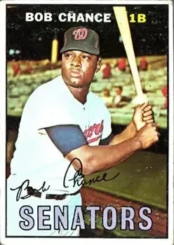 1967 Topps #349 Bob Chance