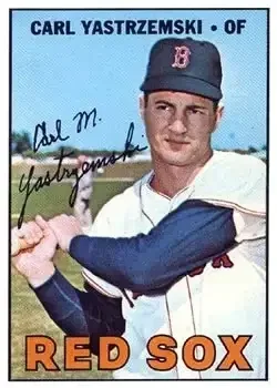 1967 Topps #355 Carl Yastrzemski