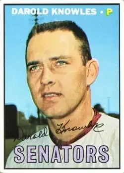 1967 Topps #362 Darold Knowles