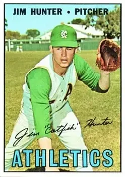 1967 Topps #369 Jim Hunter