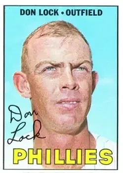 1967 Topps #376 Don Lock