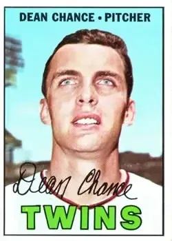 1967 Topps #380 Dean Chance