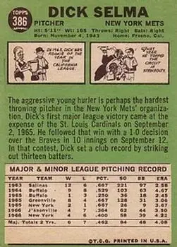 Back of Dick Selma