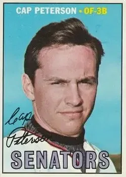 1967 Topps #387 Cap Peterson