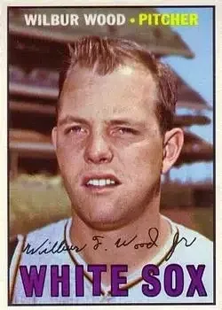 1967 Topps #391 Wilbur Wood