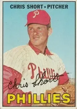 1967 Topps #395 Chris Short